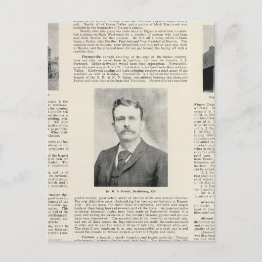 Windsor, Fulton, Californië Briefkaart (Voorkant)