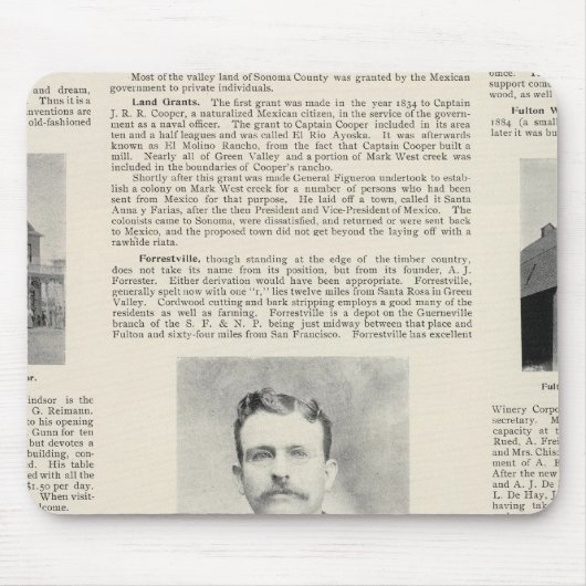 Windsor, Fulton, Californië Muismat (Voorkant)