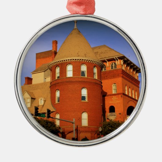 WINDSOR HOTEL, AMERICUS, GA METALEN ORNAMENT (Voorkant)