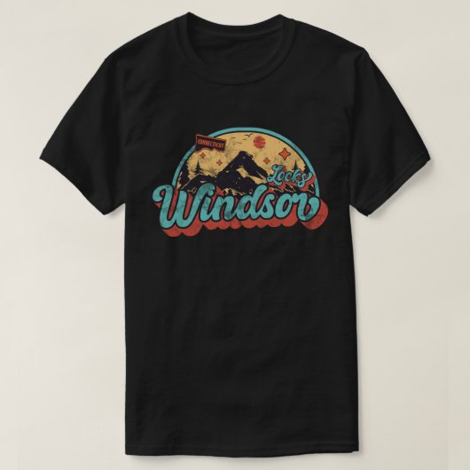 Windsor Locks, Connecticut T-shirt (Design voorkant)