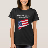 Windsor Locks Connecticut USA T-shirt (Voorkant)