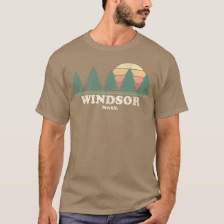 Windsor Ma Vintagehrowbackee Retro 70S vriend T-shirt