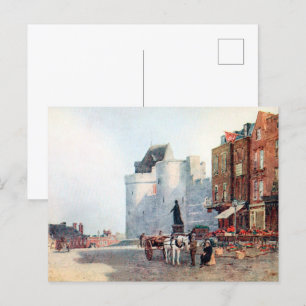Windsor Market in de vroege ochtend, Engeland Briefkaart