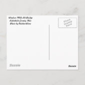 Windsor Mills Rd Covered Bridge Ashtabula County O Briefkaart (Achterkant)