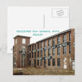 Windsor, Nova Scotia Textiles Mill Briefkaart (Voorkant / Achterkant)