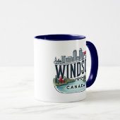 Windsor Ontario Canada Mok (Voorkant rechts)