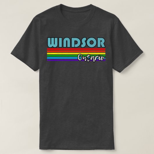 Windsor Ontario Pride Windsor LGBT Gift LGBTQ Sup T-shirt (Design voorkant)