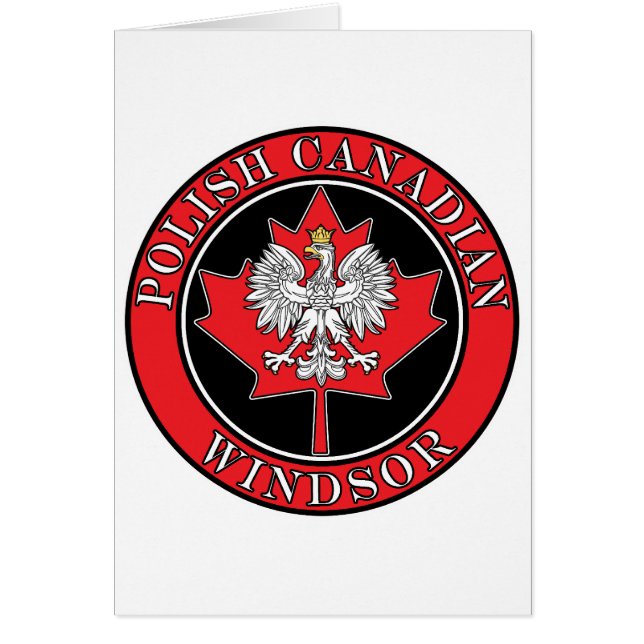 Windsor Round Poland Canadian Leaf (Voorkant)
