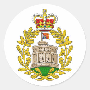 Windsor Royal Coat of Arms Ronde Sticker