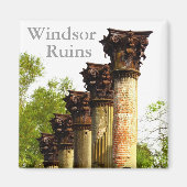 Windsor Ruins Mississippi koelkastmagneet Magneet (Voorkant)