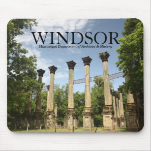 Windsor Ruins ~ MS Deept van Archieven & Geschiede Muismat