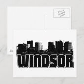 Windsor Skyline Briefkaart (Voorkant / Achterkant)