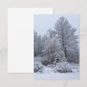 Windsor Winter White Christmas Kaart (Voorkant / Achterkant)