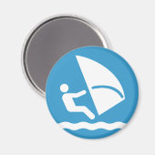 Windsurf Symbool Magnet (Voorkant / Achterkant)