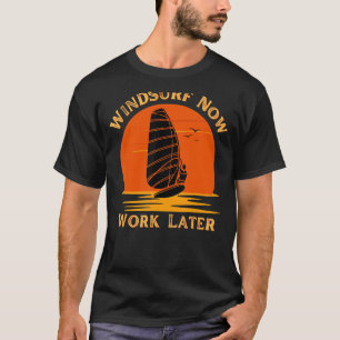 Windsurf werkt nu later voor het indsurfen 1 t-shirt