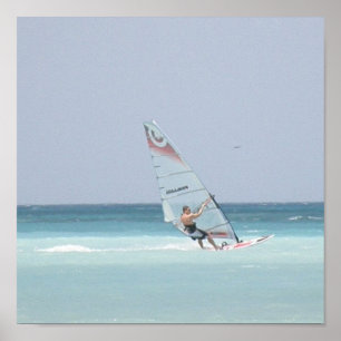 Windsurfafdrukken Poster