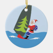 Windsurfbaar Santa Ornament (Voorkant)