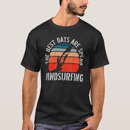 Windsurfbordsurfen Watersport 7 T-shirt (Voorkant)