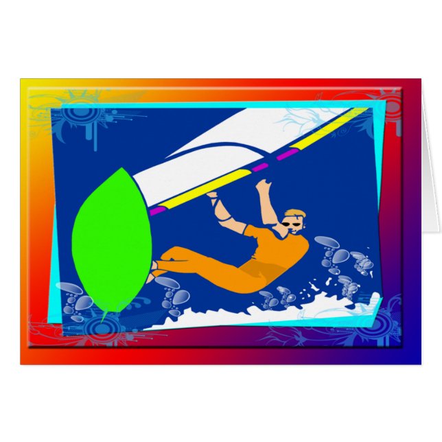 Windsurfen (Voorkant Horizontaal)