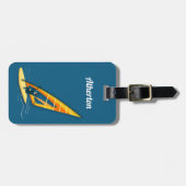 Windsurfen Bagagelabel (Voorkant horizontaal)