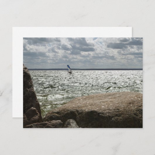 Windsurfen - briefkaart (Voorkant / Achterkant)