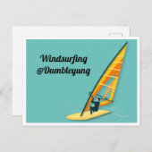 Windsurfen Briefkaart (Voorkant / Achterkant)