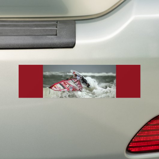 Windsurfen - Bumpersticker (Op auto)