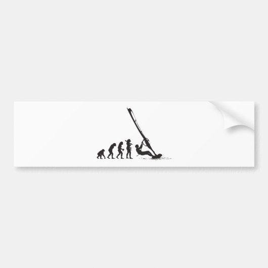 Windsurfen Bumpersticker (Voorkant)