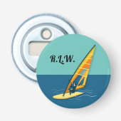Windsurfen Button Flesopener (Voorkant)