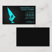 Windsurfen en zeilen aangepaste visitekaartjes (Voorkant / Achterkant)