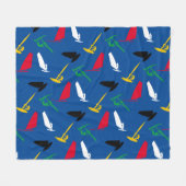 Windsurfen Fleece Deken (Voorkant (Horizontaal))