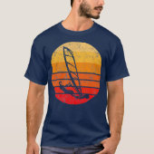 Windsurfen Gift Retro Sunset T-shirt (Voorkant)