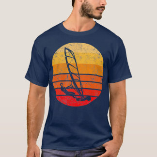 Windsurfen Gift Retro Sunset  T-shirt