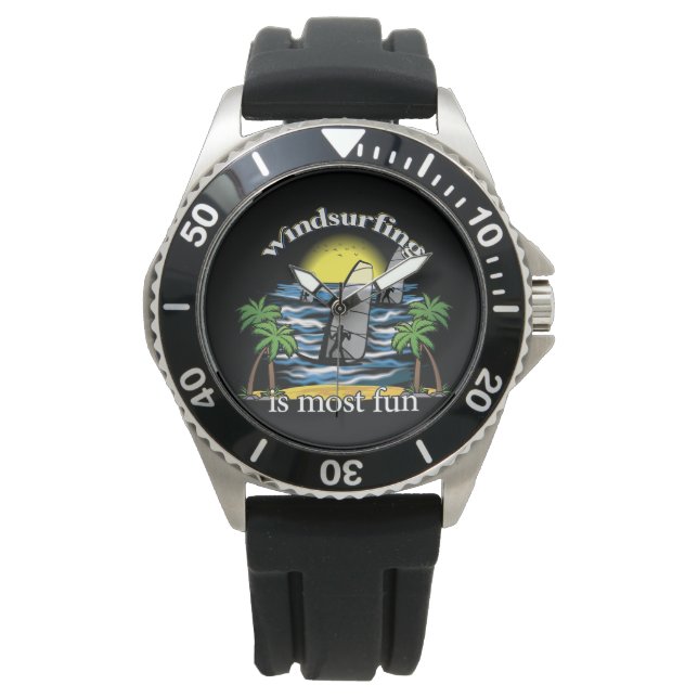 Windsurfen is het meest leuk horloge (Voorkant)
