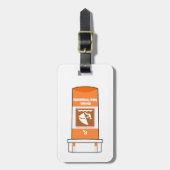 Windsurfen Is Mijn Drug Bagagelabel (Voorkant verticaal)