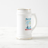 Windsurfen is mijn levensstijl bierpul (Voorkant rechts)