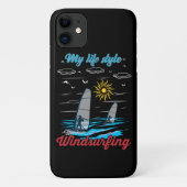 Windsurfen is mijn levensstijl Case-Mate iPhone case (Achterkant)