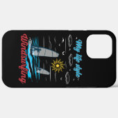 Windsurfen is mijn levensstijl Case-Mate iPhone case (Achterkant (horizontaal))