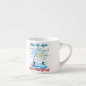 Windsurfen is mijn levensstijl espresso kop (Rechts)