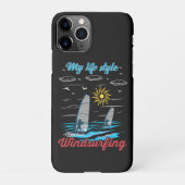 Windsurfen is mijn levensstijl iPhone hoesje (Achterkant)