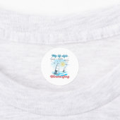 Windsurfen is mijn levensstijl labels (Aangebracht)