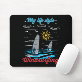 Windsurfen is mijn levensstijl muismat