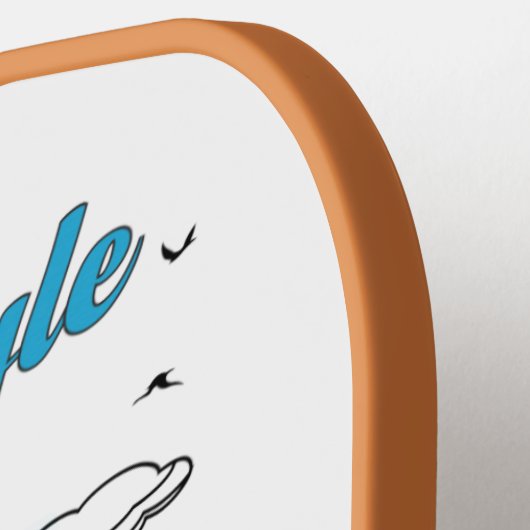 Windsurfen is mijn levensstijl pickleball paddle (Links Detail)