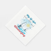 Windsurfen is mijn levensstijl servet (Hoek)