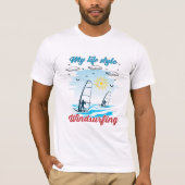 Windsurfen is mijn levensstijl t-shirt (Voorkant)