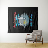 Windsurfen is mijn levensstijl wandkleed (In Situ (horizontaal))