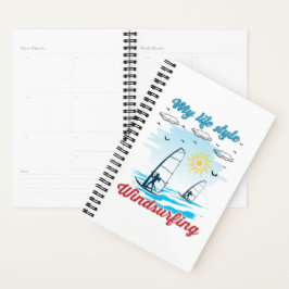 Windsurfen is mijn levensstijlplanner planner