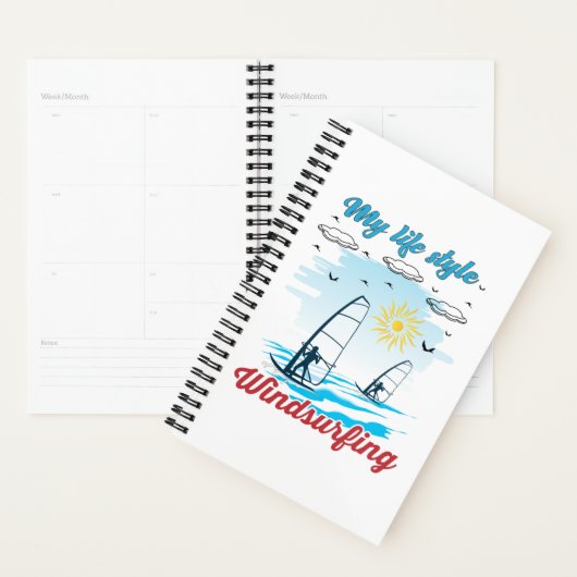 Windsurfen is mijn levensstijlplanner planner (Display)