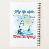 Windsurfen is mijn levensstijlplanner planner (Achterkant)