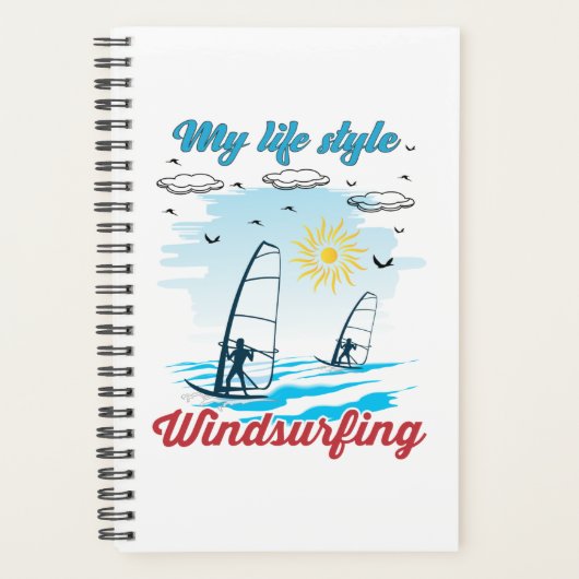 Windsurfen is mijn levensstijlplanner planner (Voorkant)